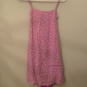 Light Purple Dress with White Flowers